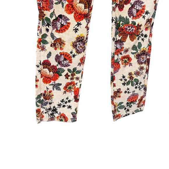Anthropologie Pilcro The Cigarette Slim Straight Floral Jeans - Picture 5 of 9